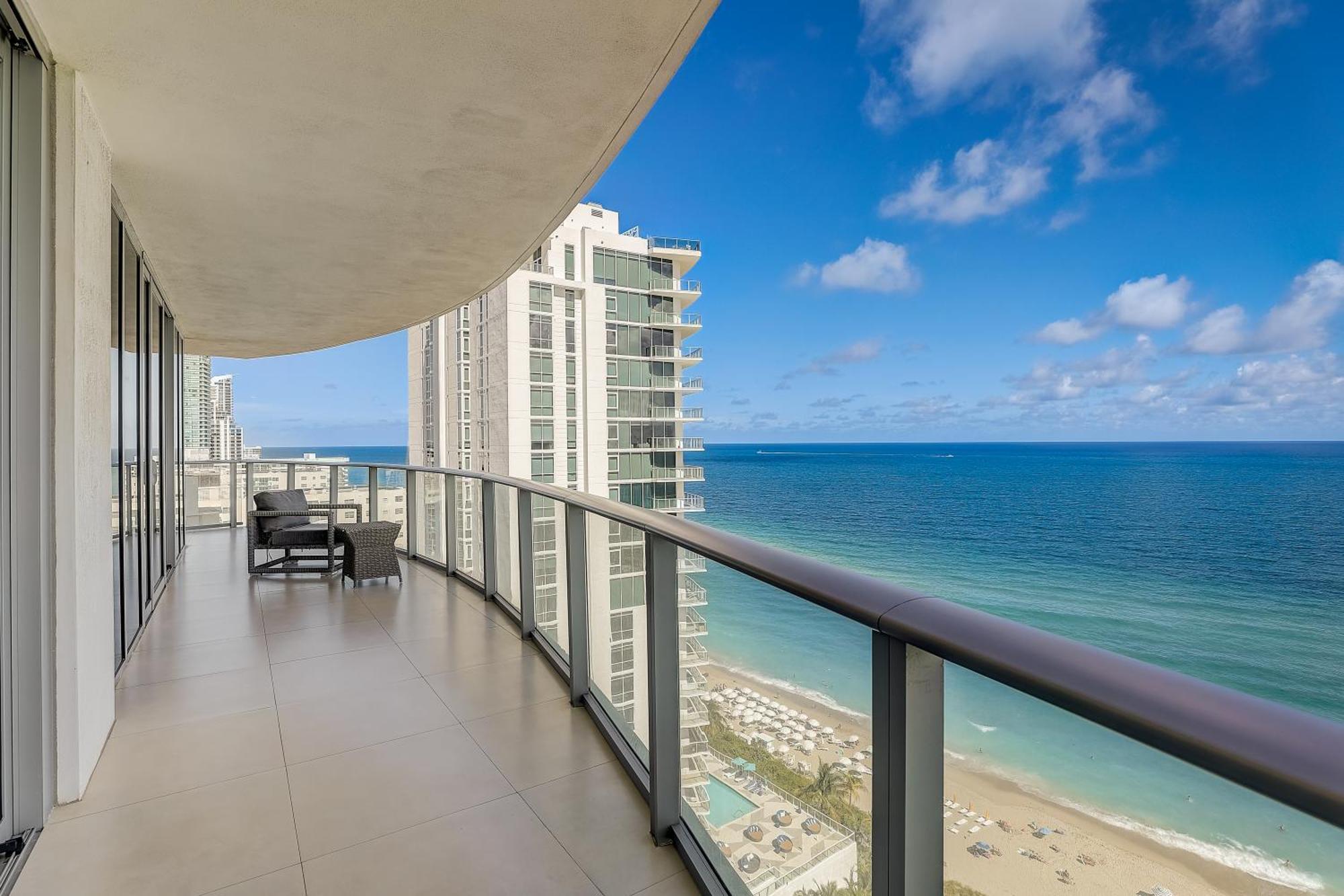 1502 - Stunning Ocean View At The Beach Leilighet Hollywood Eksteriør bilde